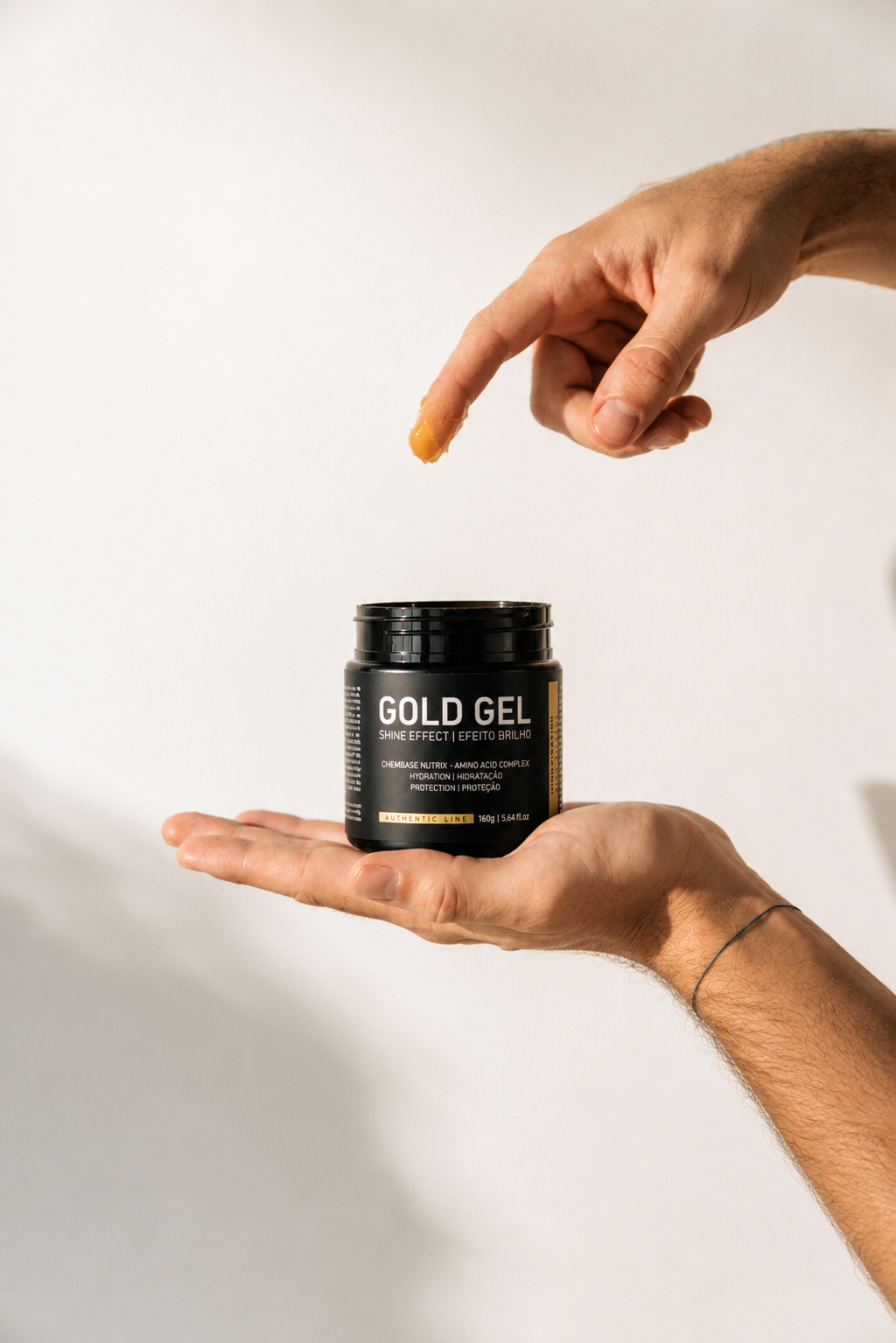 Gel Modelador para Cabelo - Gold Gel 160g