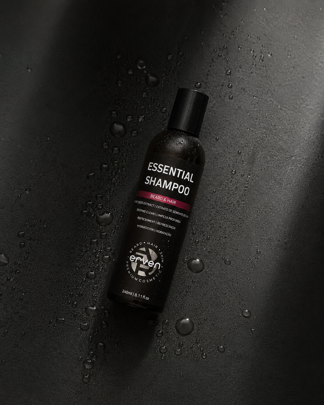 Shampoo para Cabelo e Barba - Shampoo Essential 240ml