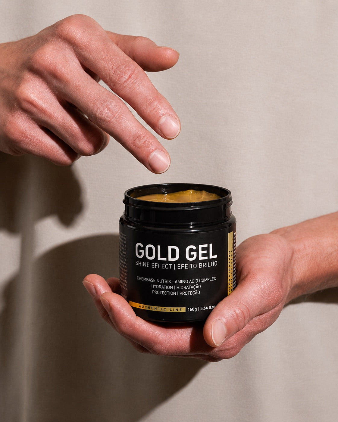 Gel Modelador para Cabelo - Gold Gel 160g