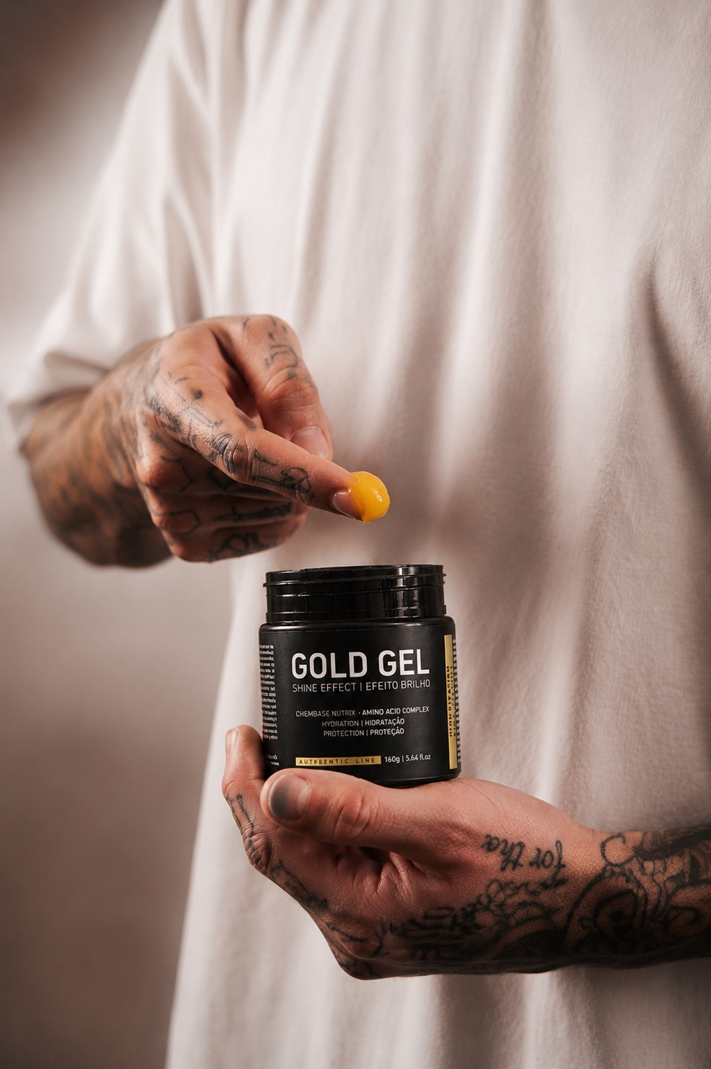Gel Modelador para Cabelo - Gold Gel 160g