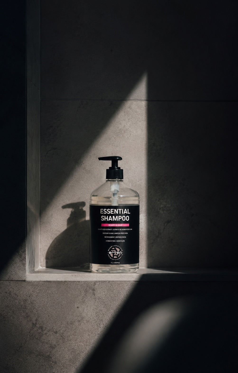 Shampoo para Cabelo e Barba - Shampoo Essential 1L